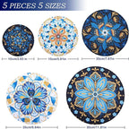 5 Pieces Bowl Covers Reusable, 5 Size Elastic Cloth Bowl Covers - Image 2