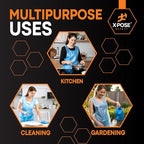 Xpose Safety 300 Blue Plastic Disposable Aprons - Image 2