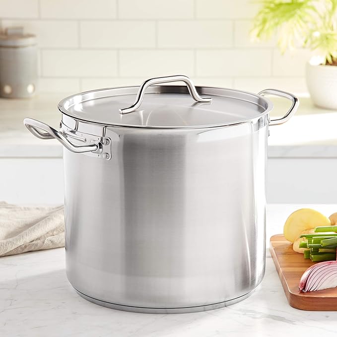Winware Stainless Steel 16 Quart Stock Pot - Image 2