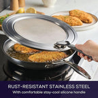 Circulon Tools and Gadgets Universal Splatter Guard Mesh Grease Cover - Image 4