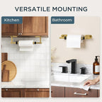FORIOUS Paper Towel Holder Under Cabinet, One Hand Operable - Image 8