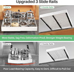 Pull out Cabinet Organizer, Expandable Width, Depth - Image 6