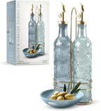 COOK WITH COLOR Glass Olive Oil Bottle Dispenser by CookwithColor