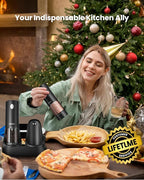 Electric Salt and Pepper Grinder Set - Image 2
