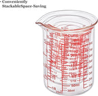 Ackers 7-Piece Glass Measuring Cup Set, Borosilicate Beaker Style Nesting - Image 8