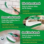 Libman Scrub Brush Kit | Cleaning Brush | Tile & Grout Brush | Small Scrub - Image 3