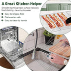 TeamFar Cooling Rack, 15.3” x 11.1” Stainless Steel Wire Baking Rack - Image 6