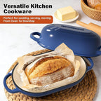 Enameled Cast Iron Dutch Oven for Bread Baking - Image 6