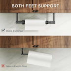 FORIOUS Paper Towel Holder Under Cabinet, One Hand Operable - Image 4