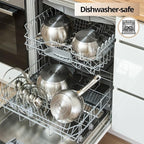 Daniks Classic 3 Quart Stainless Steel Stock Pot - Image 6