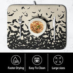 Halloween Bats Halloween Dish Drying Mat - Image 4
