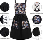 Pinknoke Vintage Pinafore Apron Dress - Image 5