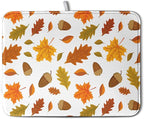Fall Leaves Dish Drainer Mat by Kwlegh