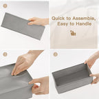 Criusia Drawer Organizer Clothes, 24 Pack Dresser Organizer - Image 9