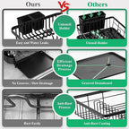 MOUKABAL Dish Drying Rack, Dish Rack, Stainless Steel Dish Racks - Image 5