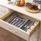 Lifewit Silverware Drawer Organizer, Expandable Utensil Tray - Image 7