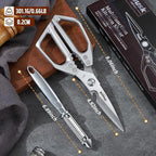 Huusk Kitchen Scissors and Potato Peelers Set, Stainless Steel Cooking Shears - Image 6