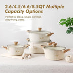 SENSARTE Ceramic Nonstick Stock Pot - Image 4