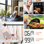 Weewooday 24 Pcs Digital Kitchen Timer Magnetic Timer Bulk On/Off Switch Minute - Image 3