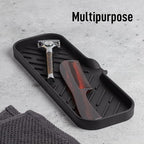 Zulay Kitchen Large Silicone Sponge Holder – Flexible Sink Organizer Tray - Image 5