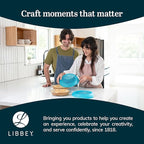Libbey Baker’s Premium 2 Piece Glass Pie Plate, Space Saving Casserole Dish Set - Image 6