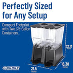 Carlisle FoodService Products Trimline Double Base Rectangular Beverage - Image 3