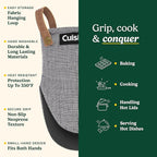 Cuisinart Heritage Mini Oven Mitts – 5.5” x 7” Heat-Resistant Kitchen Mitts - Image 5