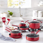 Amazon Basics Aluminum Non-Stick Cookware Set, Oven Safe, Dishwasher Safe - Image 6
