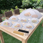 7 Pack Food Covers for Outside Mesh, Food Nets for Outdoors Large Food Covers - Image 2