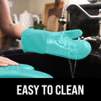 BPA-Free Soft Silicone Oven Mitts - Image 6