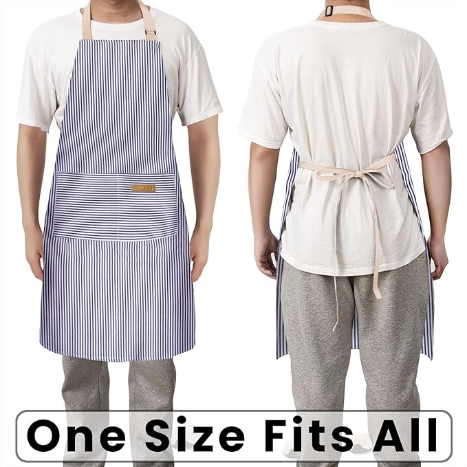 BeLuyi 2 Pack Adjustable Bib Apron - Image 6