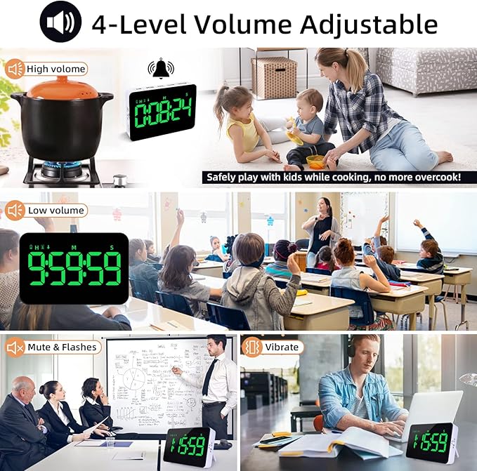 Rechargeable Digital Kitchen Timer - Image 4