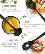Pranski Kitchen Utensils Set-12 Pieces Silicone Cooking Utensils Set Dishwasher - Image 4