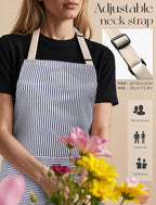 Cardkiss 2 Pack Kitchen Cooking Aprons, Soft Aprons - Image 5