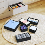 DIMJ Clothes Drawer Organizer, 12 Packs, Foldable Underwear Organizer - Image 4