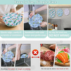 5-Size Reusable Beeswax Bowl Covers - Image 6