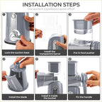 SUSTEAS Rotary Cheese Grater - Image 4