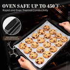 Baking Pans Set Nonstick, Bakeware Sets Stackable - Image 3