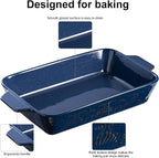 Dafuceramic Casserole Dishes for Oven, Baking Dishes, Ceramic Bakeware Sets of 4 - Image 6