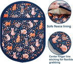 Pot Holders Set of 2 with Transparent Clear Silicone Shell and Nice Cat Flower - Image 5