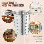 OCS Parts Stainless Steel Utensil Drying Cups | Stainless Steel | Set of 3 | - Image 7