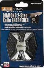 AccuSharp Diamond Pro 2-Step Knife Sharpener, Hones & Sharpens Blade’s Edge - Image 2