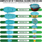 Reusable Silicone Stretch Lids for Food Storage in Fridge - Image 2
