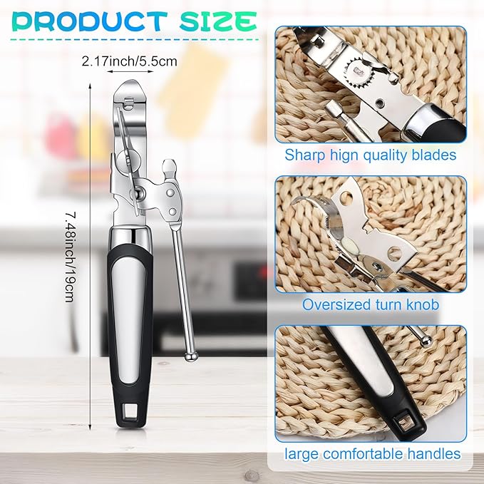 Gisafai 30 Pcs Can Opener Manual Bulk Smooth Edge - Image 2