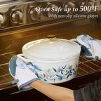 CAROTE 7QT Cast Iron Dutch Oven Pot - Image 4
