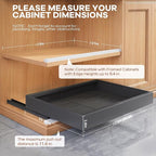 Seinloes 2Pack Expandable Pull Out Cabinet Organizer 21"Deep - Image 5