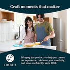 Libbey Baker’s Premium 2 Piece Glass Baking Dish Set, Stackable Casserole Dish - Image 6