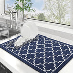 WISELIFE Dish Drying Mat Super Absorbent Drying Mat Large Dish Drying Mats by WiseLife