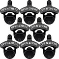 8PCS Bottle Opener Wall Mount Rustproof Black Screw in Wall Beer Cap Opener by Wallmountedbottleopener