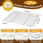 P&P CHEF 16 Inch Stainless Steel Baking Sheet - Image 3